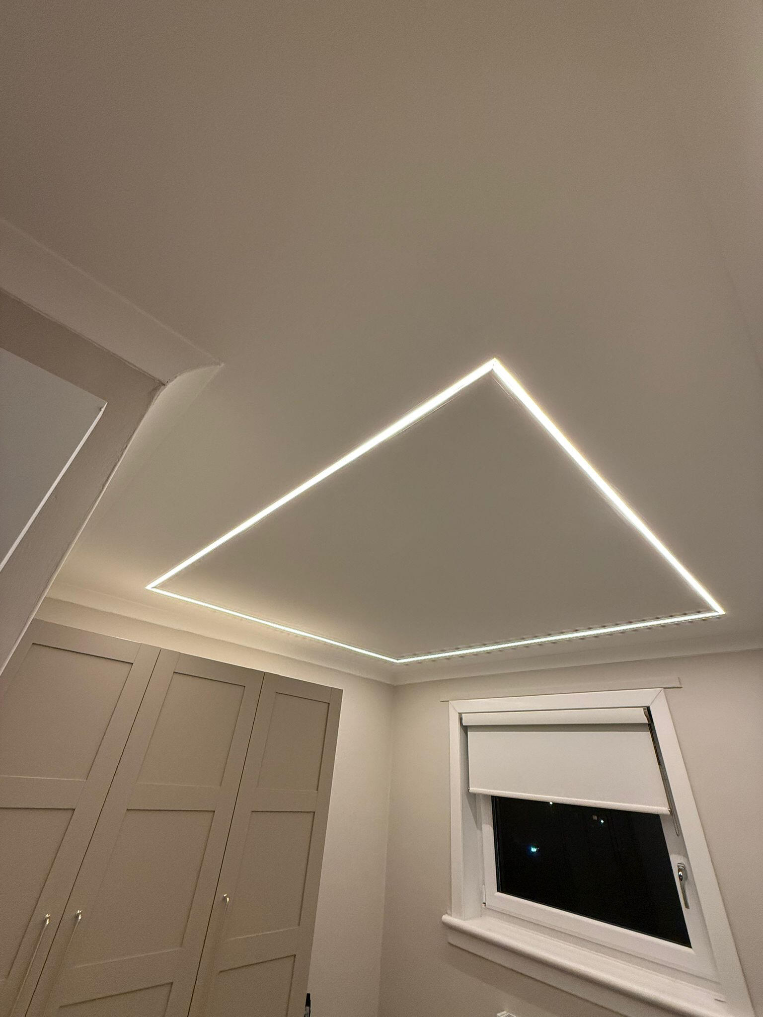 Rectangle lighting Rectangle lighting we installed for domestic customer